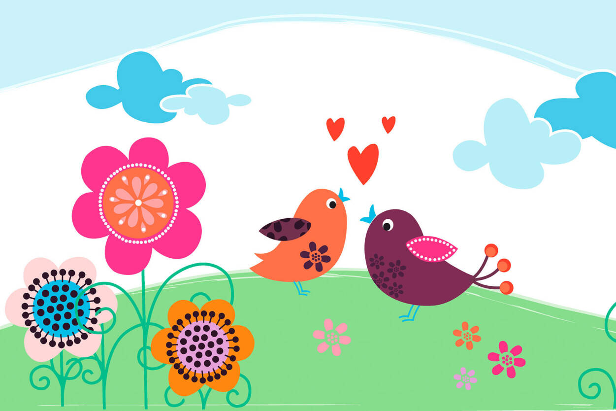 Livingwalls Photo Wallpaper Border Flower Meadow - HD Wallpaper 