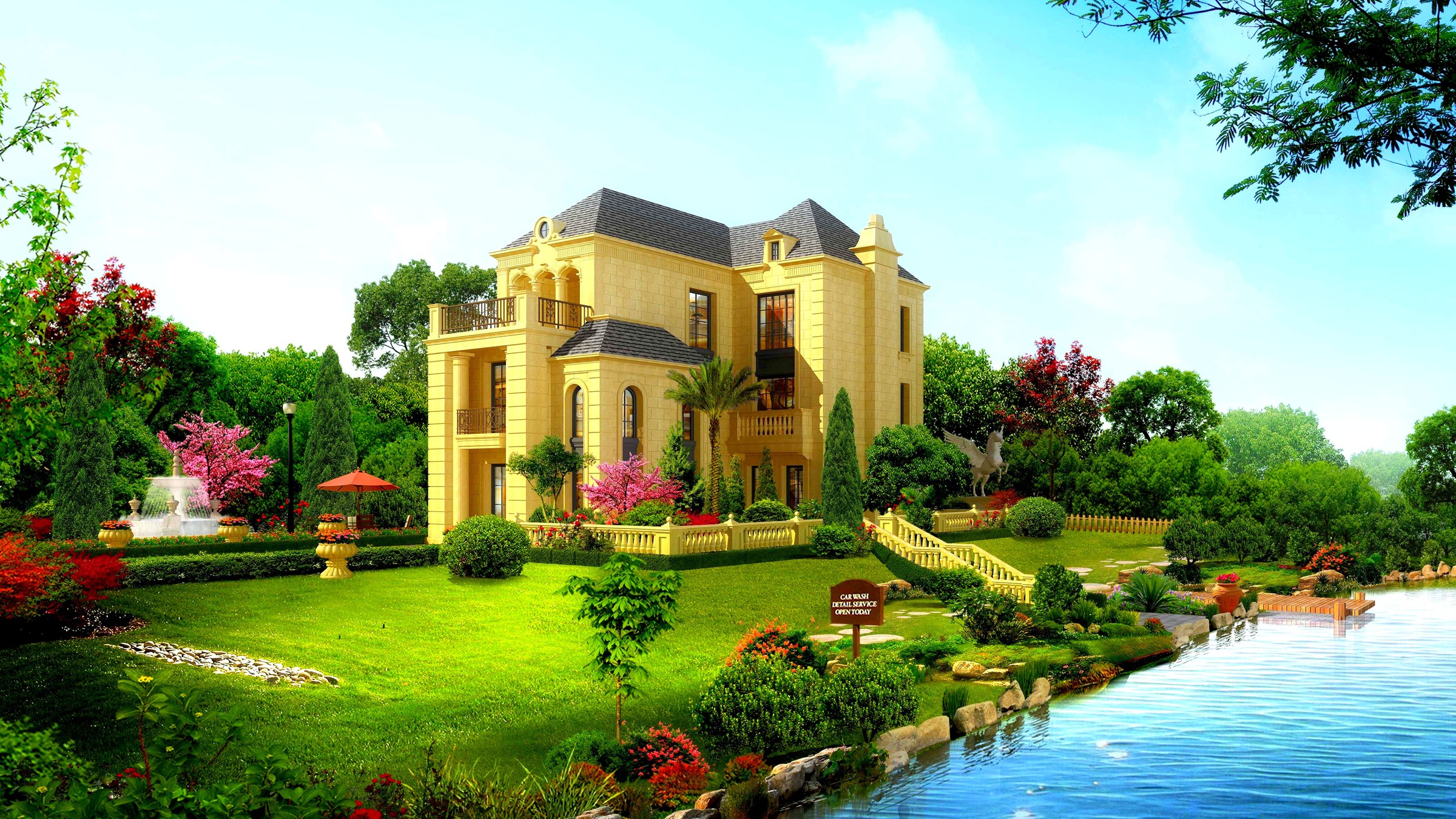 Beautiful Home Wallpaper - HD Wallpaper 
