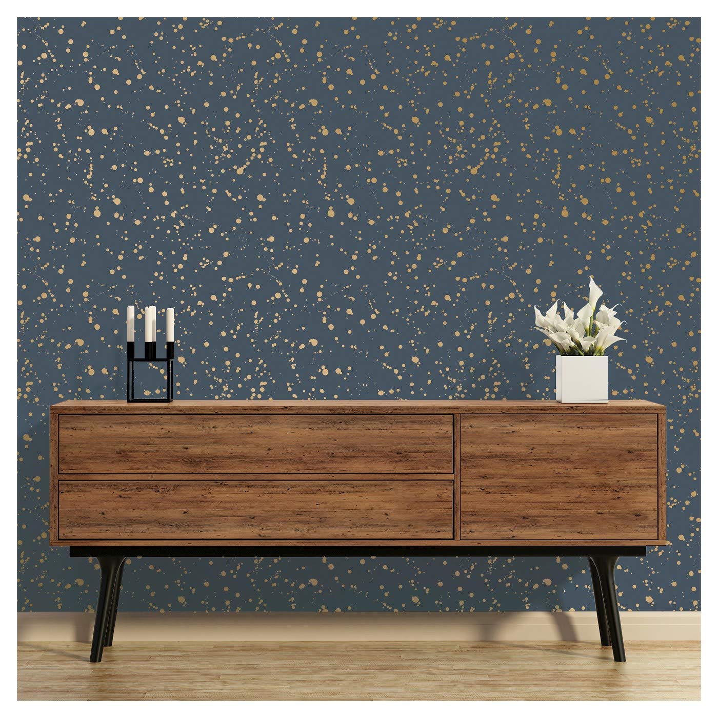 Peel And Stick Wallpaper Navy Gold 1400x1400 Wallpaper teahub.io