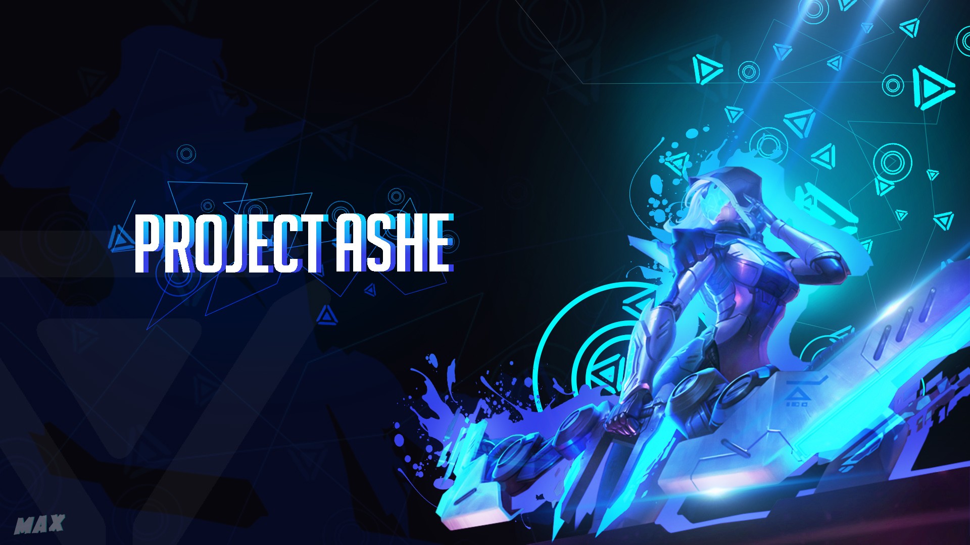 Project Ashe By Massi001 Hd Wallpaper Background Fan - League Of Legends Project Ashe - HD Wallpaper 