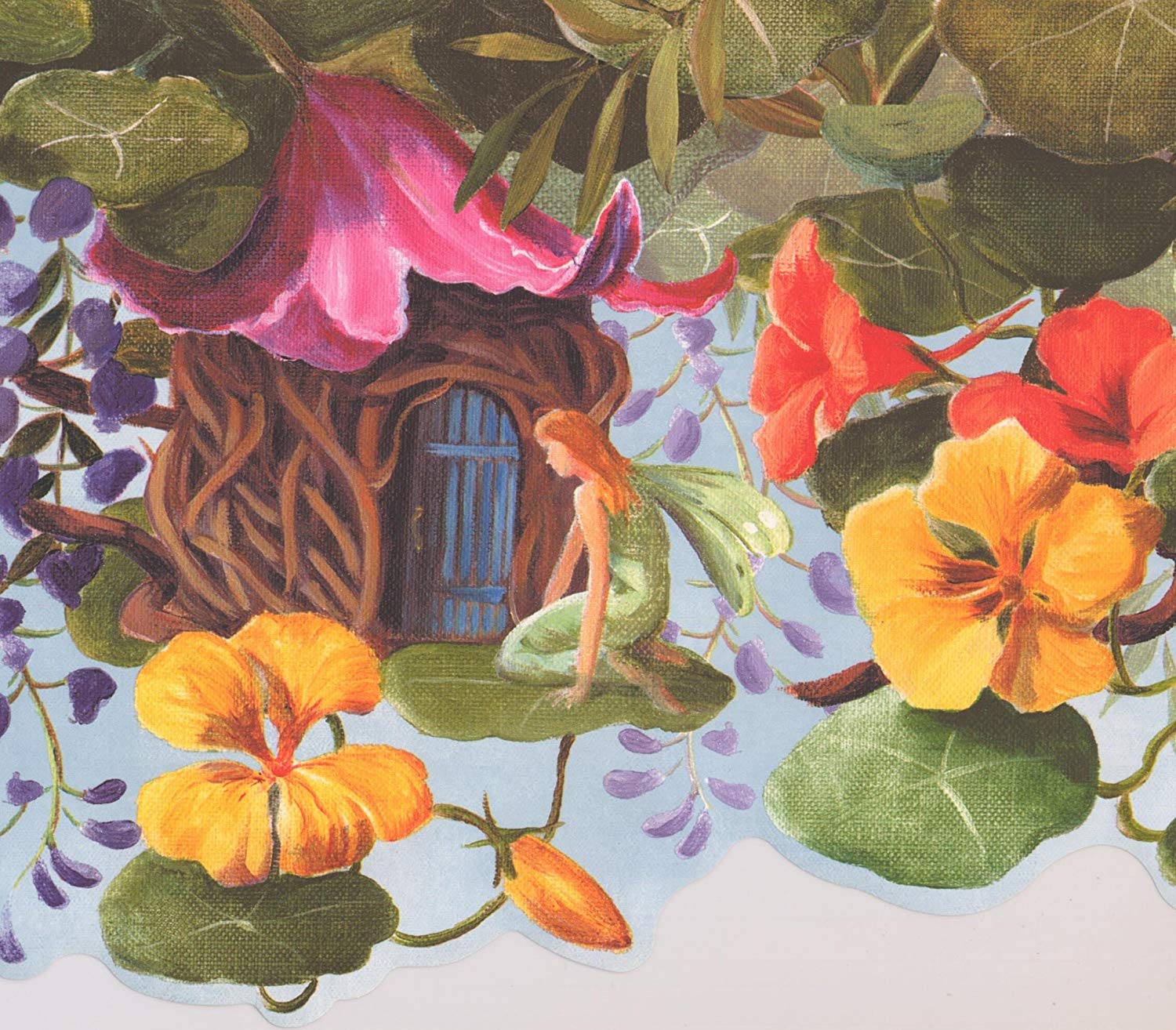 Flower Paintings Peter Pan - HD Wallpaper 