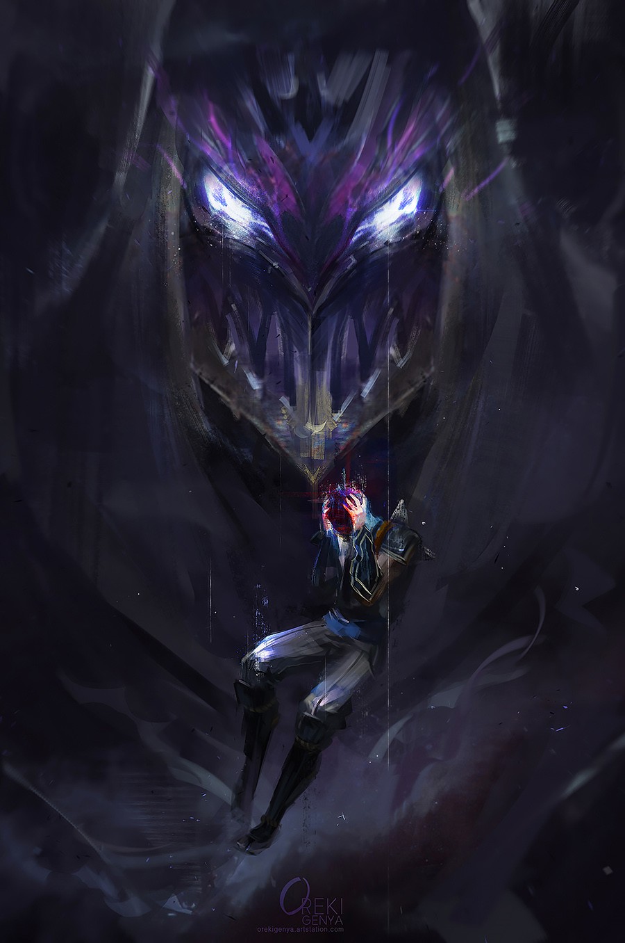 Zed By Orekigenya Hd Wallpaper Background Fan Art Artwork - Zed Lol Wallpaper Phone - HD Wallpaper 