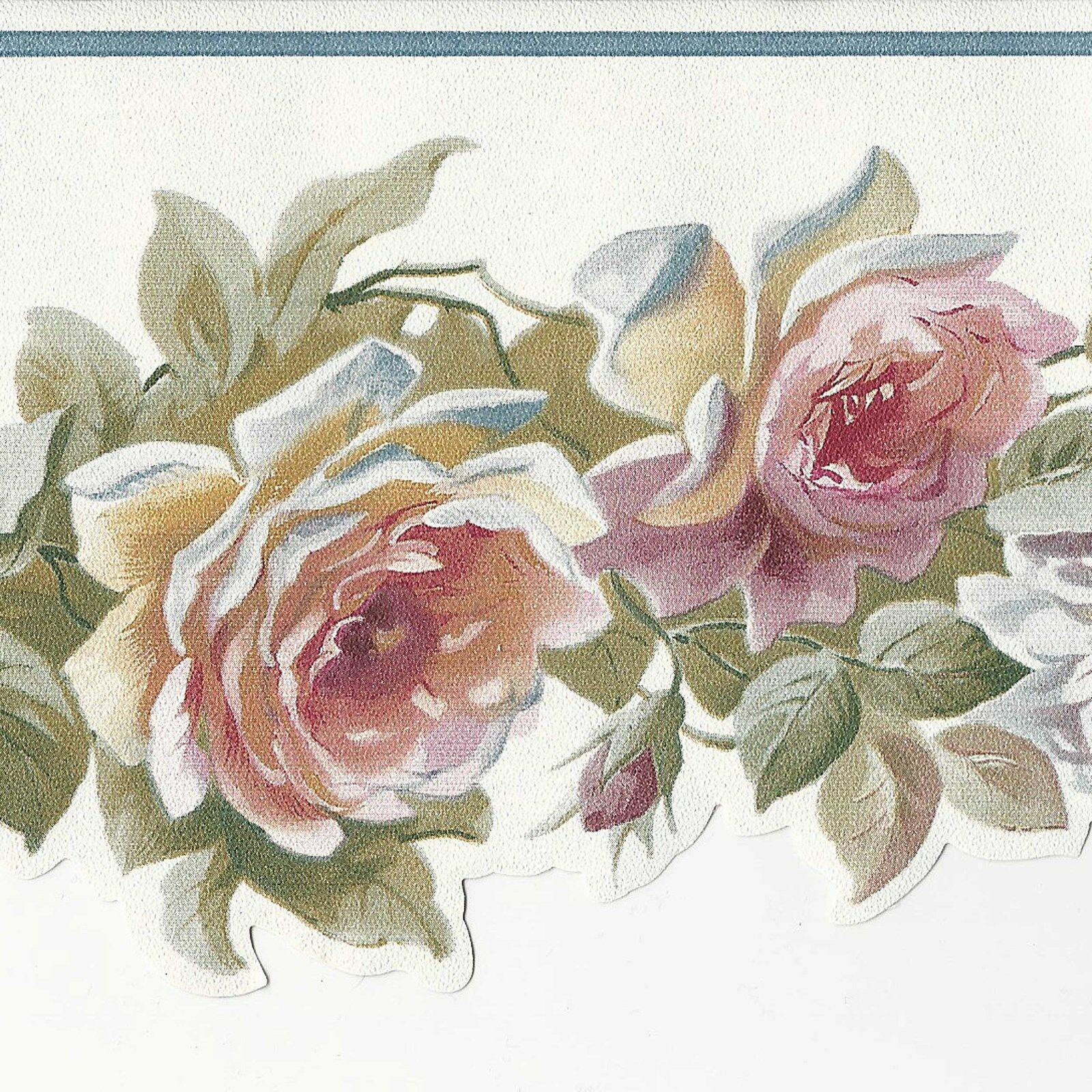 Dreamwalldecor Com Floral Wall Paper Border Pp76575dc - HD Wallpaper 