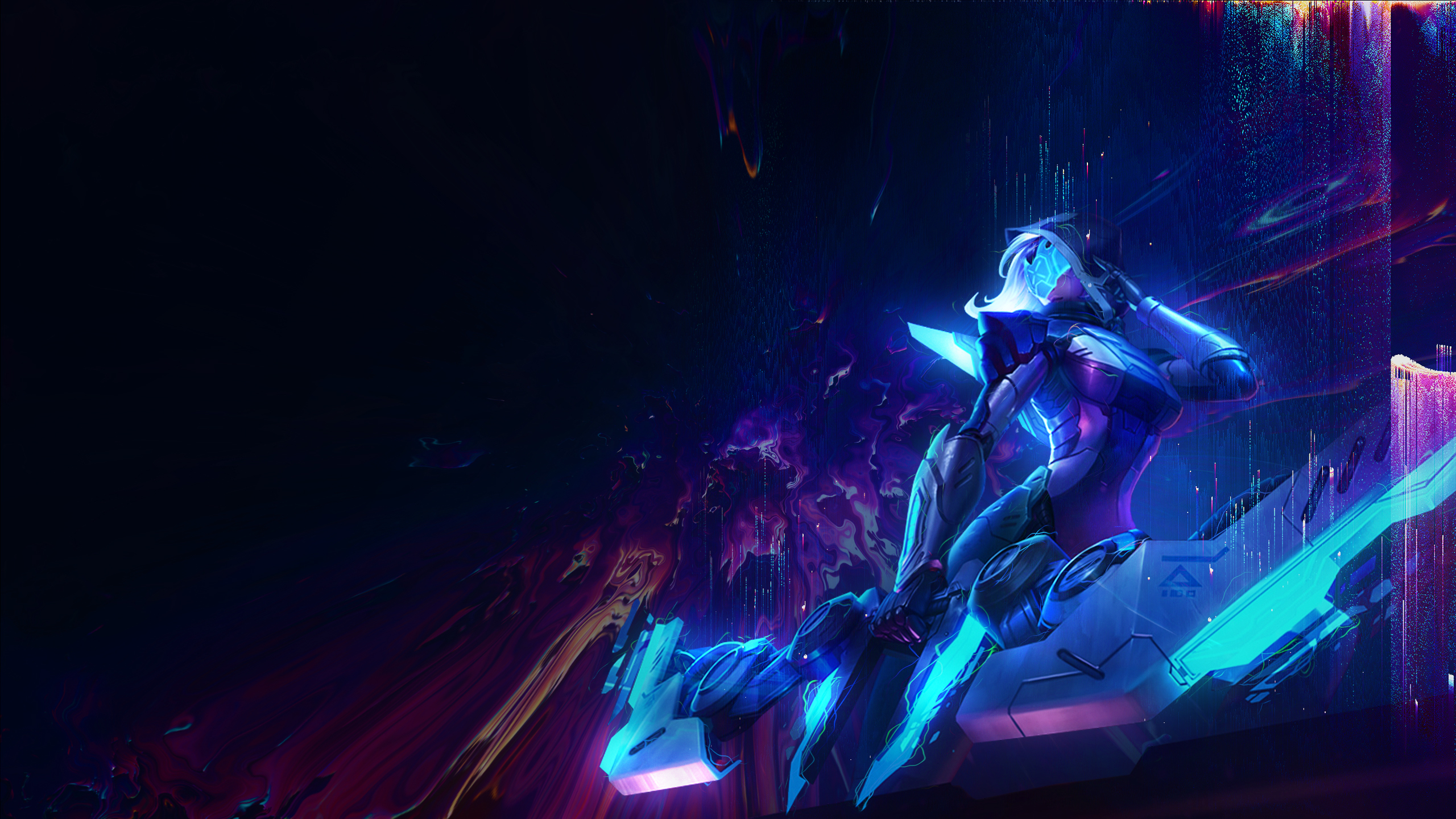 League Of Legends Project Ashe Background - HD Wallpaper 