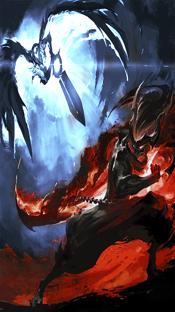 Yasuo Nightbringer Art - HD Wallpaper 