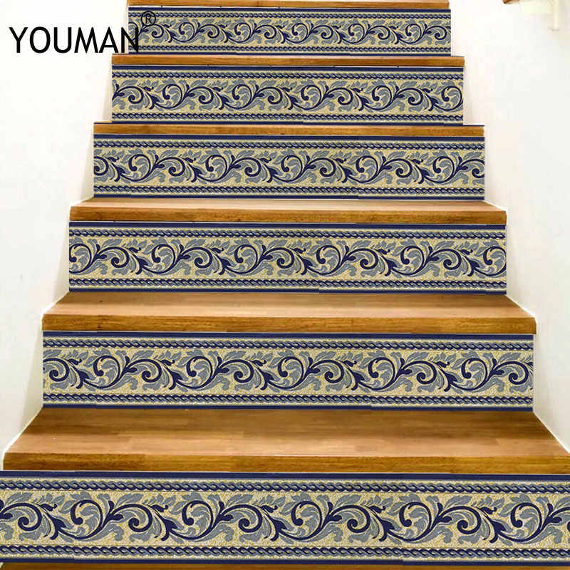 Youman Diy Self Adhesive Wallpaper Border Waterproof - Art On Home Stairs - HD Wallpaper 