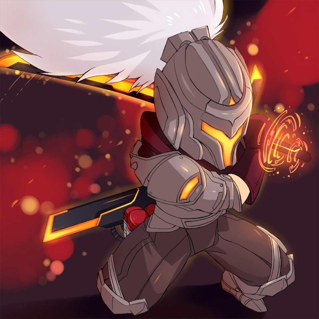 Chibi Project Yasuo By 柿p League Of Legends Artwork - League Of Legends Chibi Yasuo - HD Wallpaper 