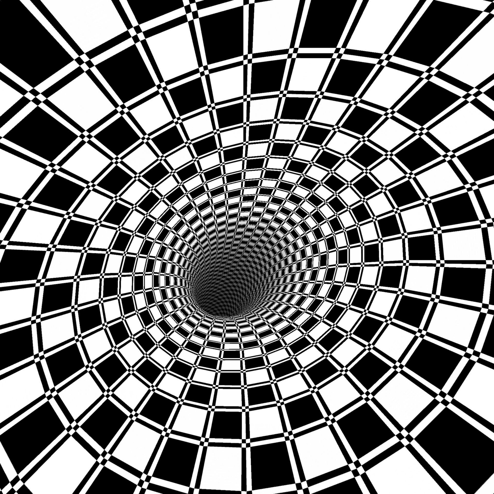 Wallpaper Tunnel Black Free Photo - Looks Like It's Spinning - HD Wallpaper 