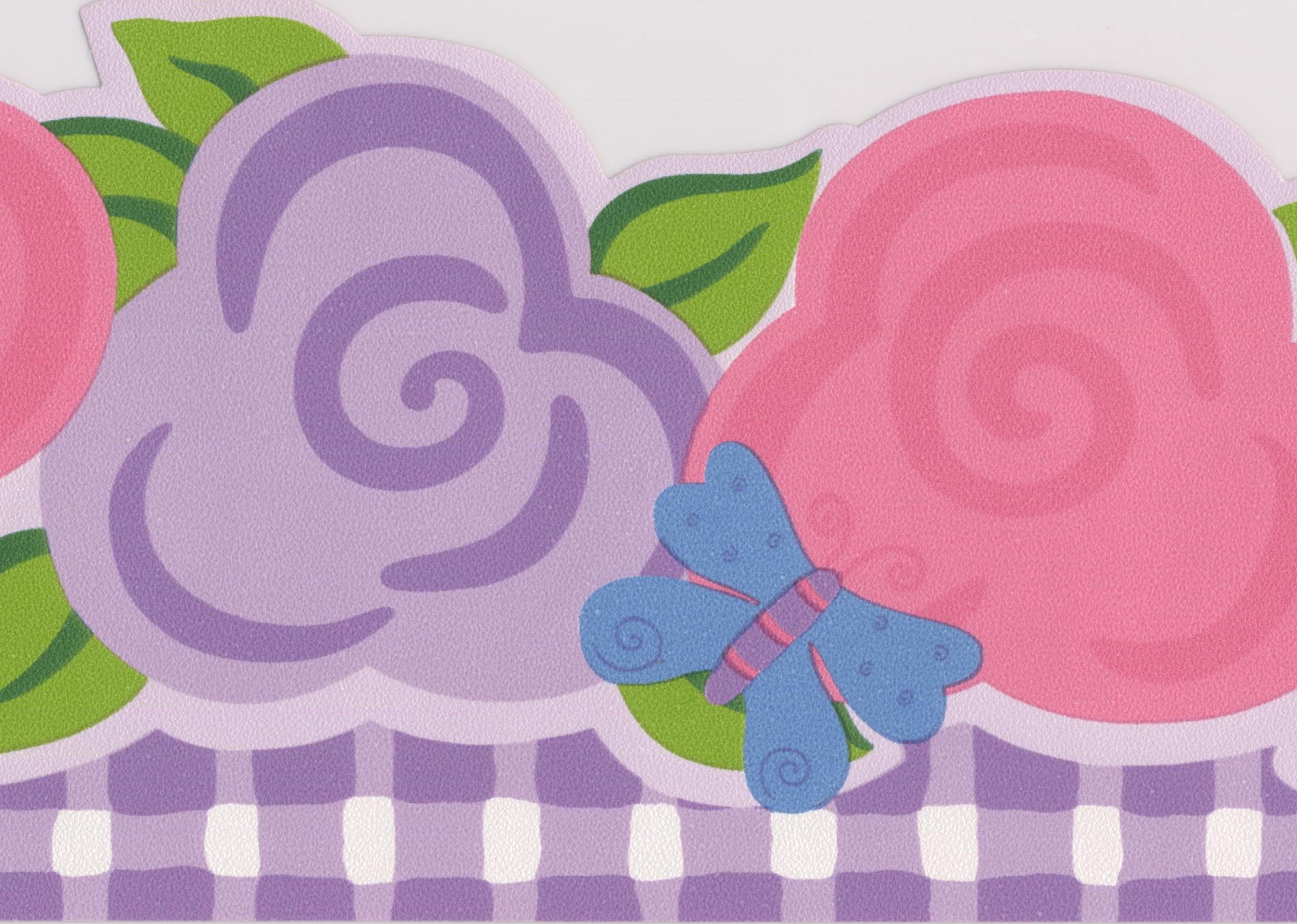 Pink Purple And Blue Butterfly - HD Wallpaper 