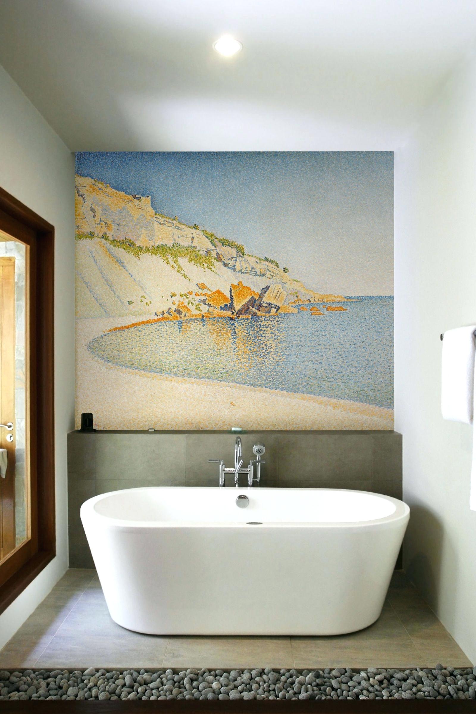 Wall Art By Cap Mural Wallpaper Borders For Bathrooms - Bathroom Wall Decor Ideas - HD Wallpaper 