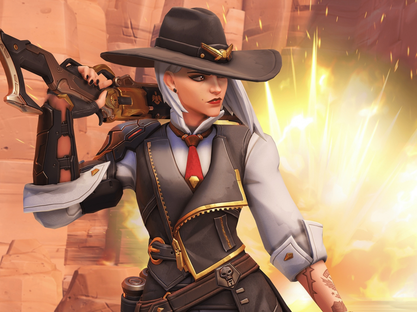 Ashe, League Of Legends, 2018, Wallpaper - Ashe In Overwatch - HD Wallpaper 