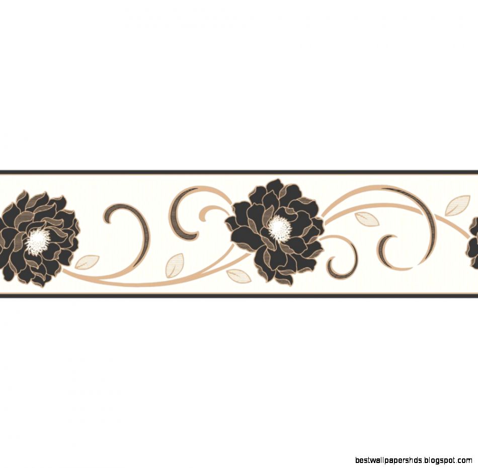 Wallpaper Borders Black Gold And Wallpapers On Pinterest - Black And Cream Wallpaper Borders - HD Wallpaper 