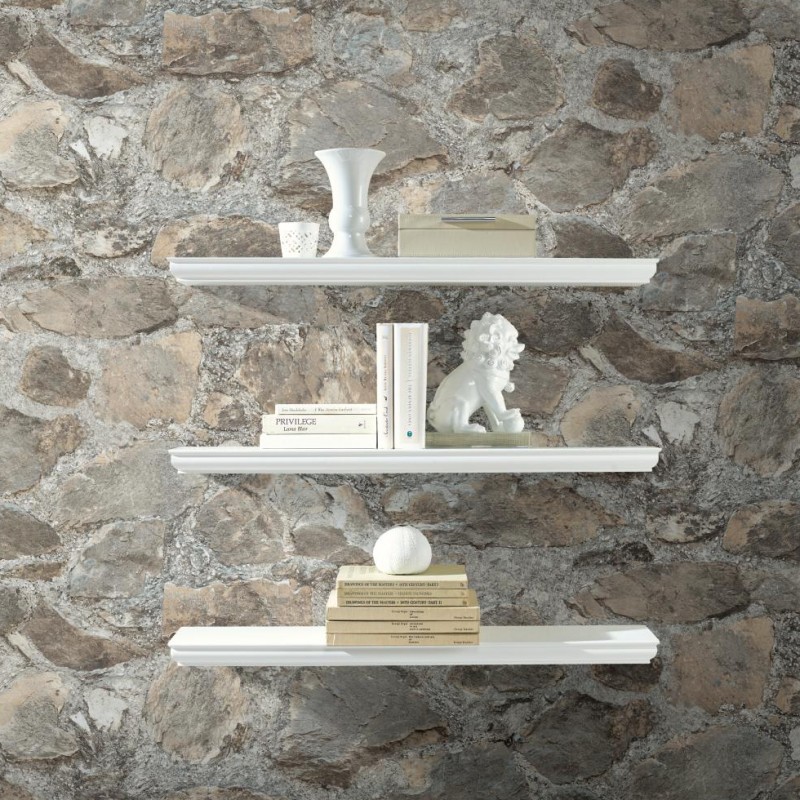 Peel & Stick Weathered Stone Wallpaper - Stone Peel And Stick - HD Wallpaper 