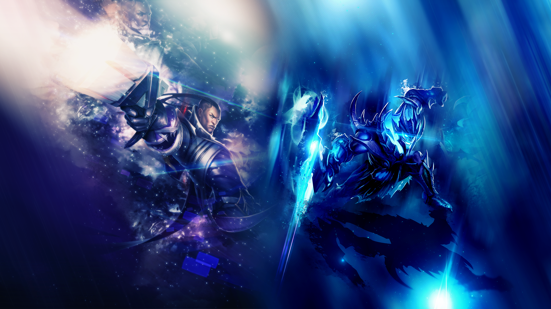 Lucian League Of Legends Art - HD Wallpaper 