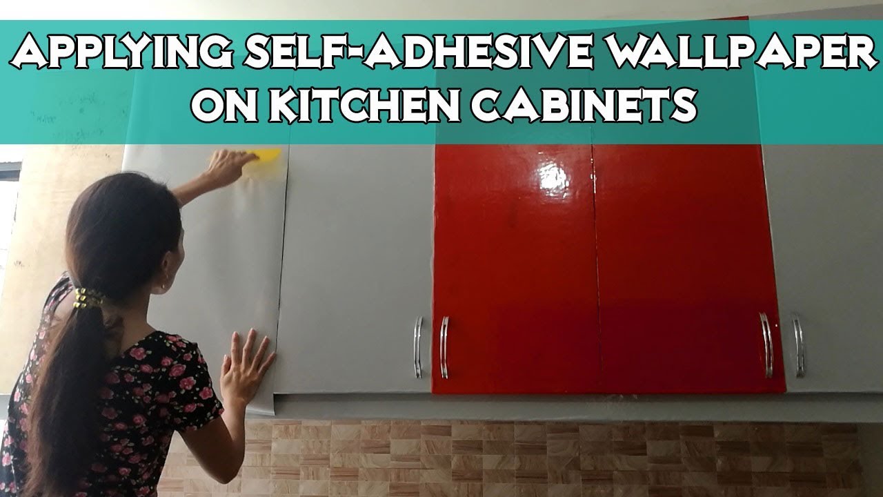 Self Adhesive Kitchen Cabinet - HD Wallpaper 