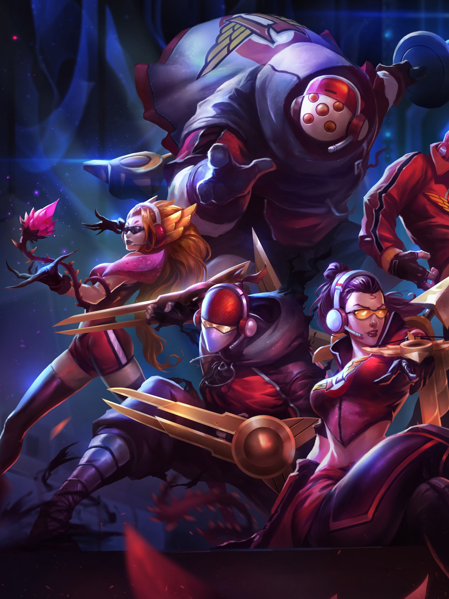 Lol World Champions Skins - HD Wallpaper 