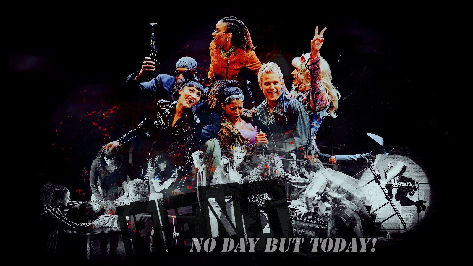 Liveonbroadway-wallpaper - Rent Musical - HD Wallpaper 