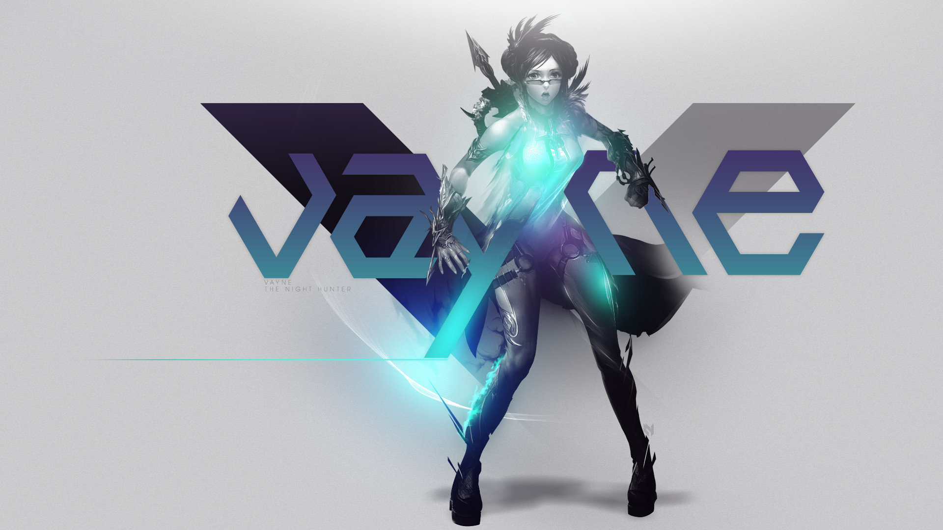 High Resolution Vayne Hd 1080p Wallpaper Id - Plano De Fundo Lol Hd Vayne - HD Wallpaper 