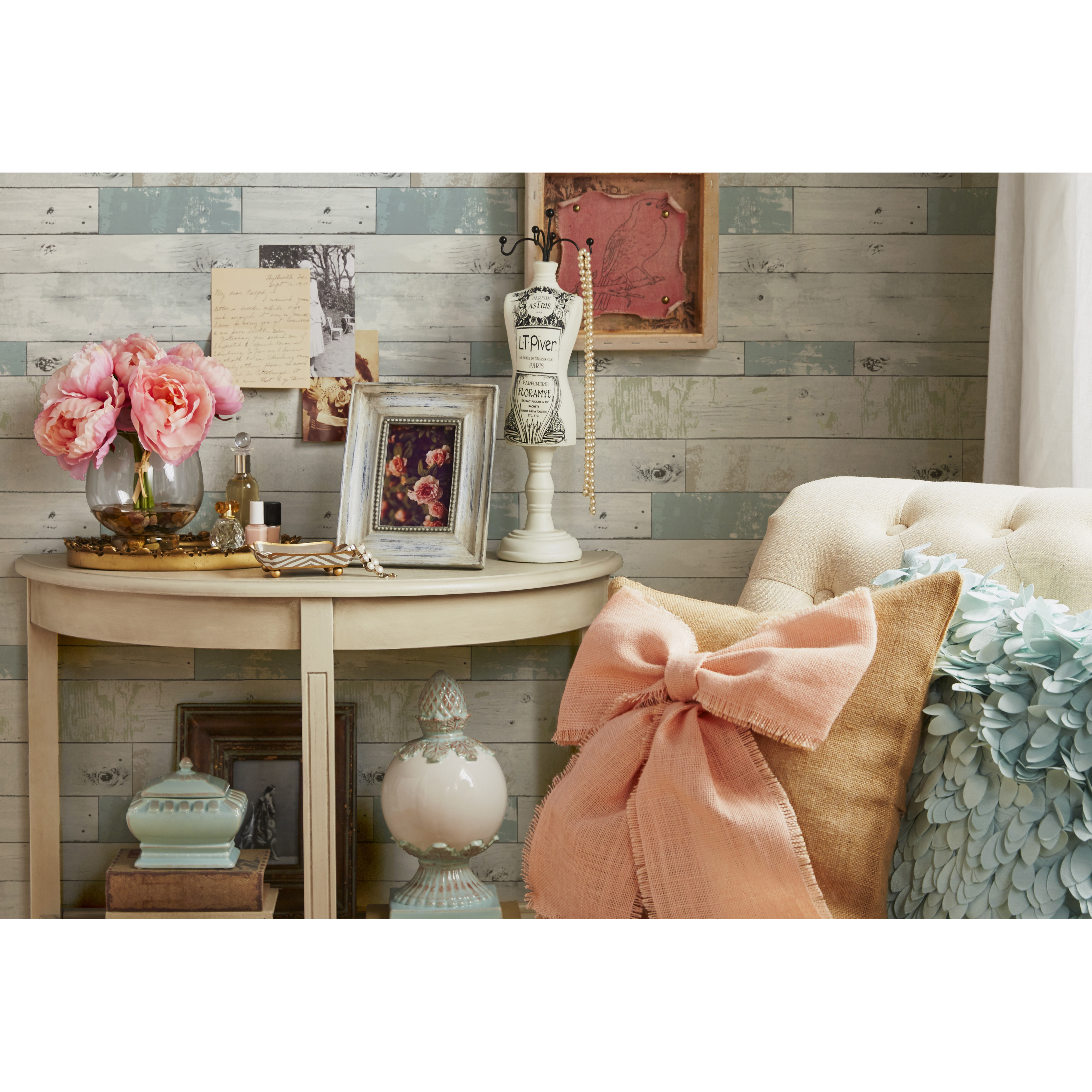 Beachwood Peel And Stick Wallpaper By Wallpops - Wallpops - HD Wallpaper 