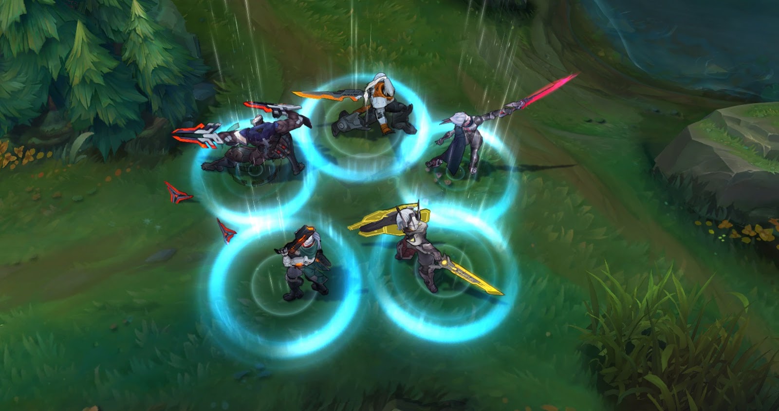 League Of Legends Power Rangers - HD Wallpaper 