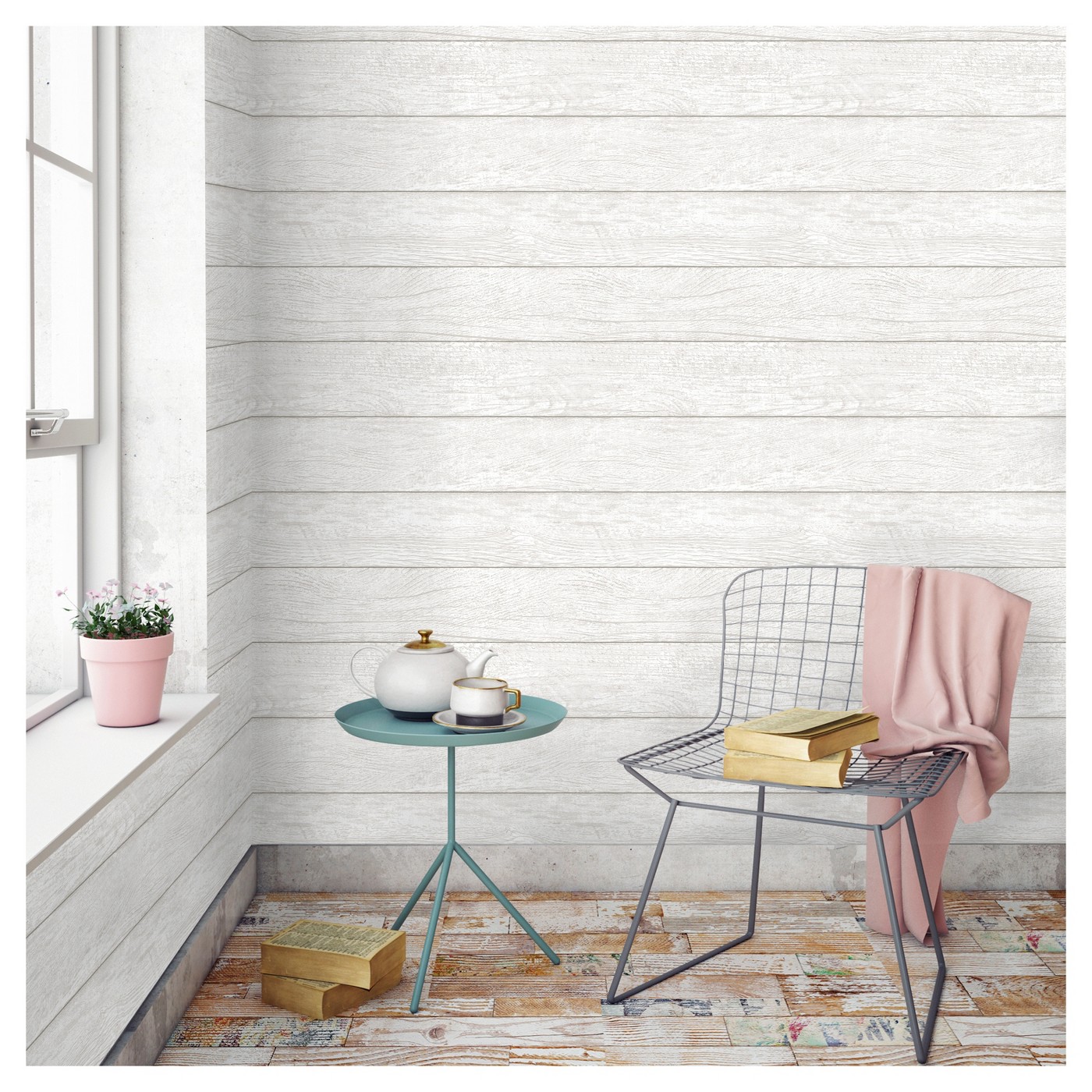 Peel And Stick Wallpaper Shiplap - HD Wallpaper 