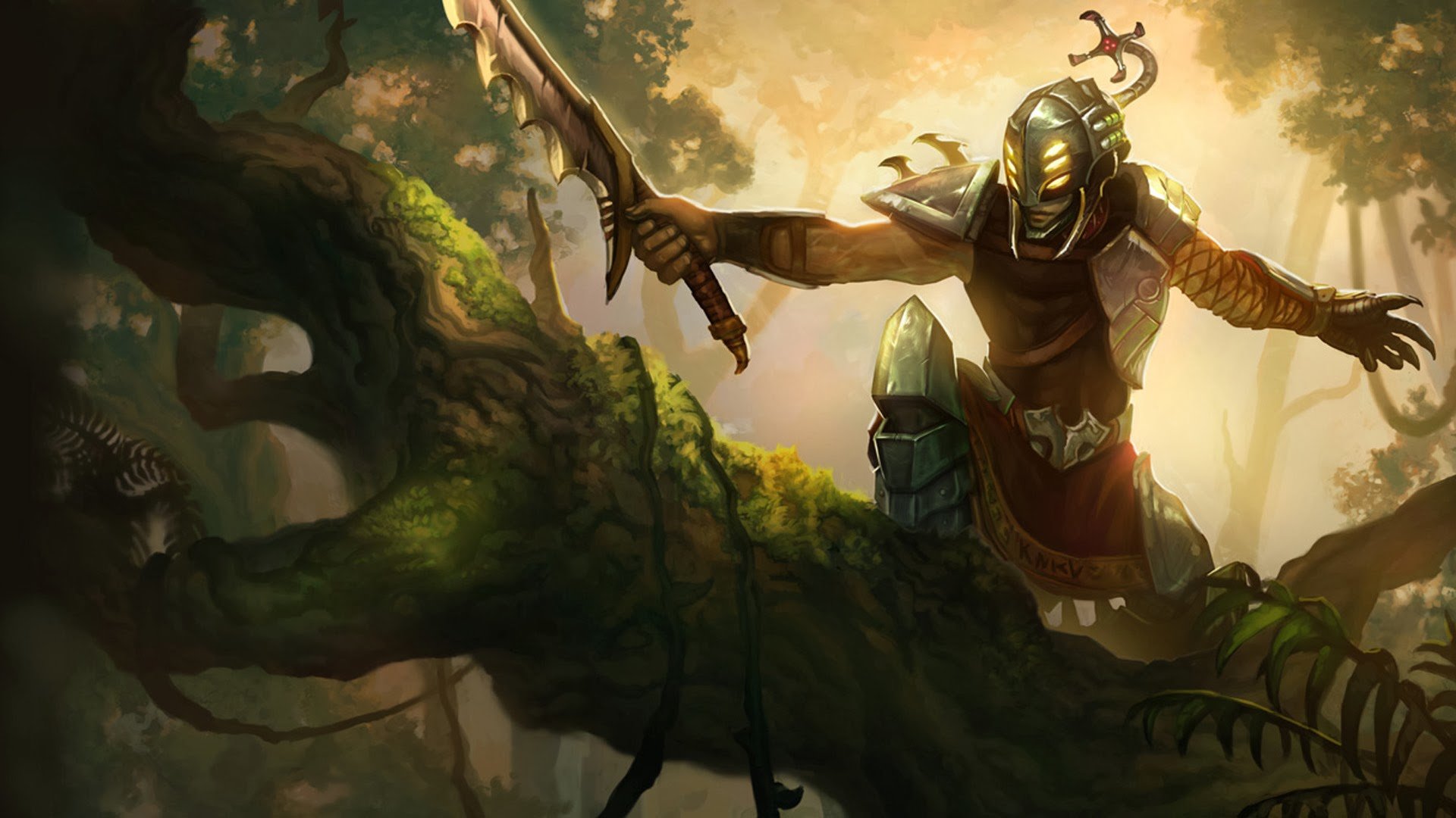Free Master Yi High Quality Wallpaper Id - Headhunter Master Yi Splash Art - HD Wallpaper 