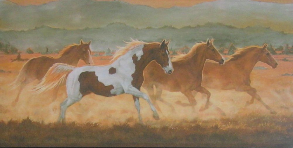 Beautiful Wild Galloping Horses - HD Wallpaper 