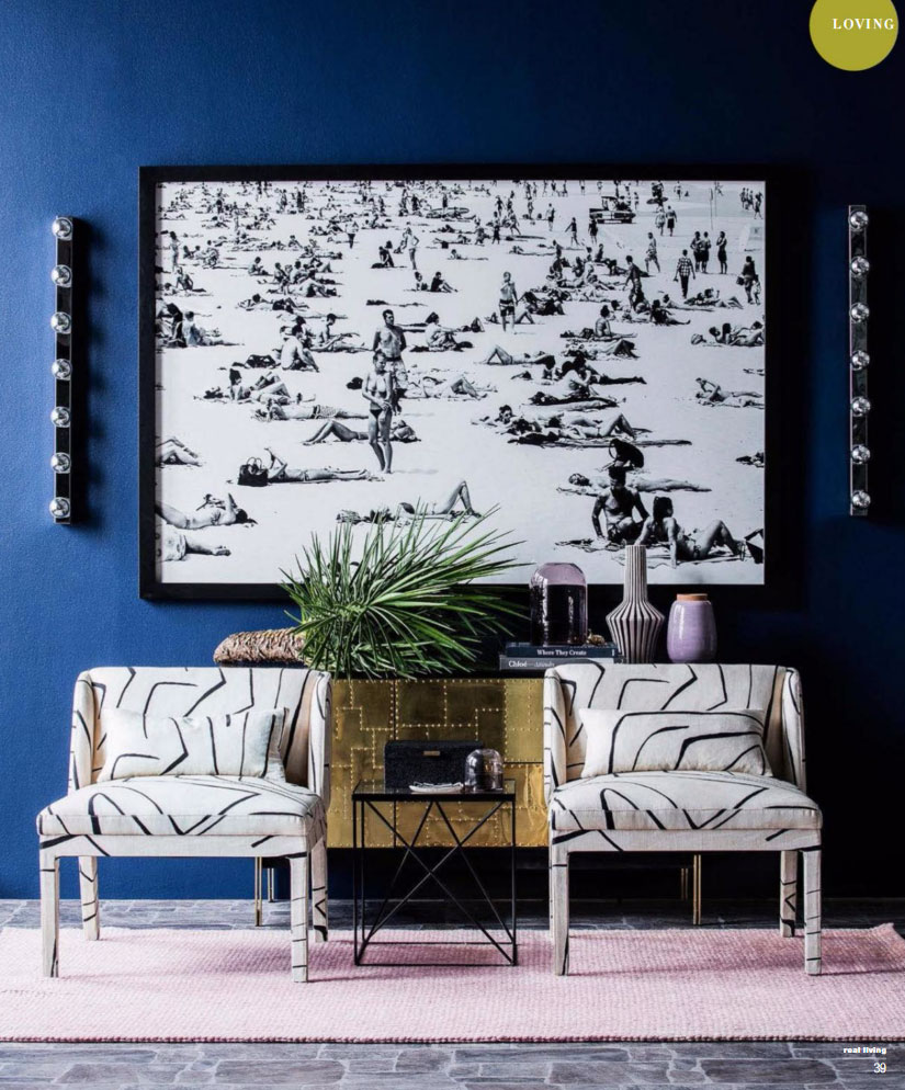 Royal Blue Interior Design - HD Wallpaper 