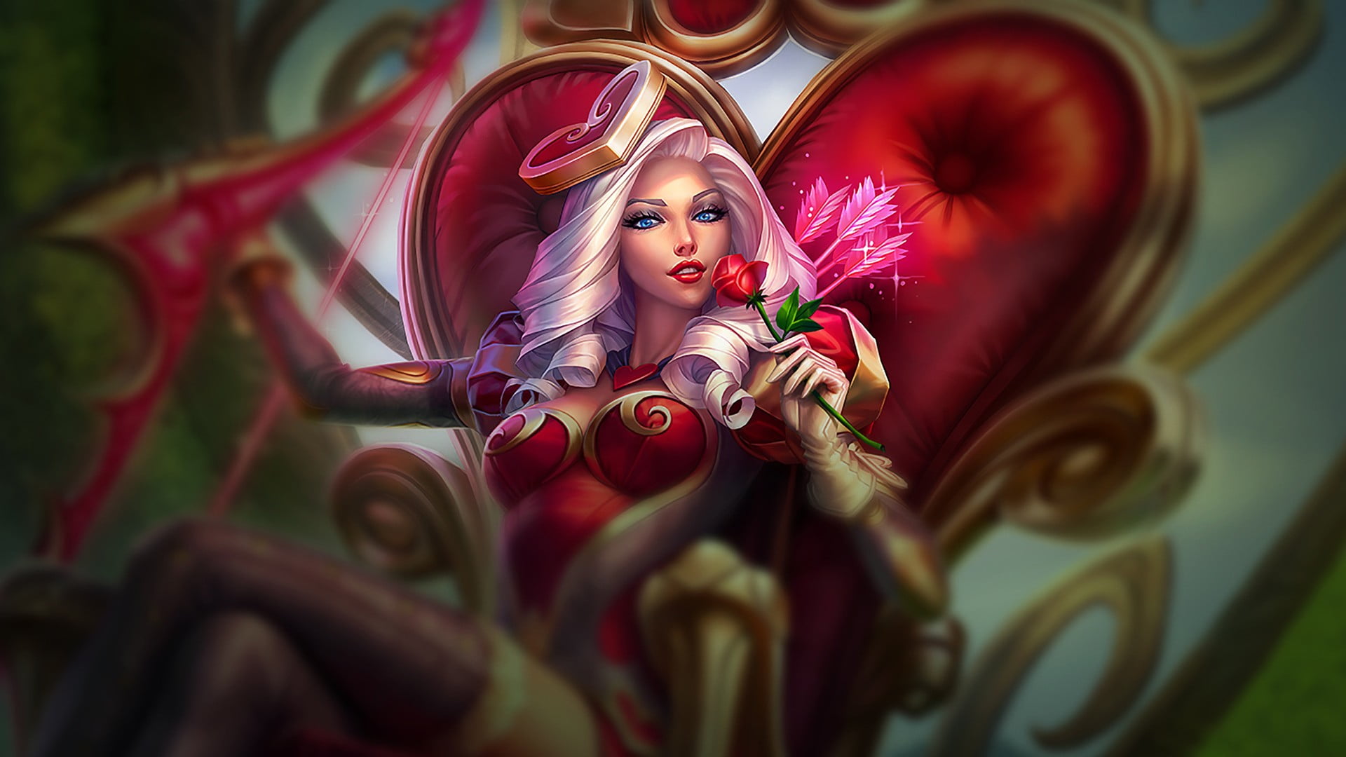 Queen Of Hearts Fantasy Art - HD Wallpaper 
