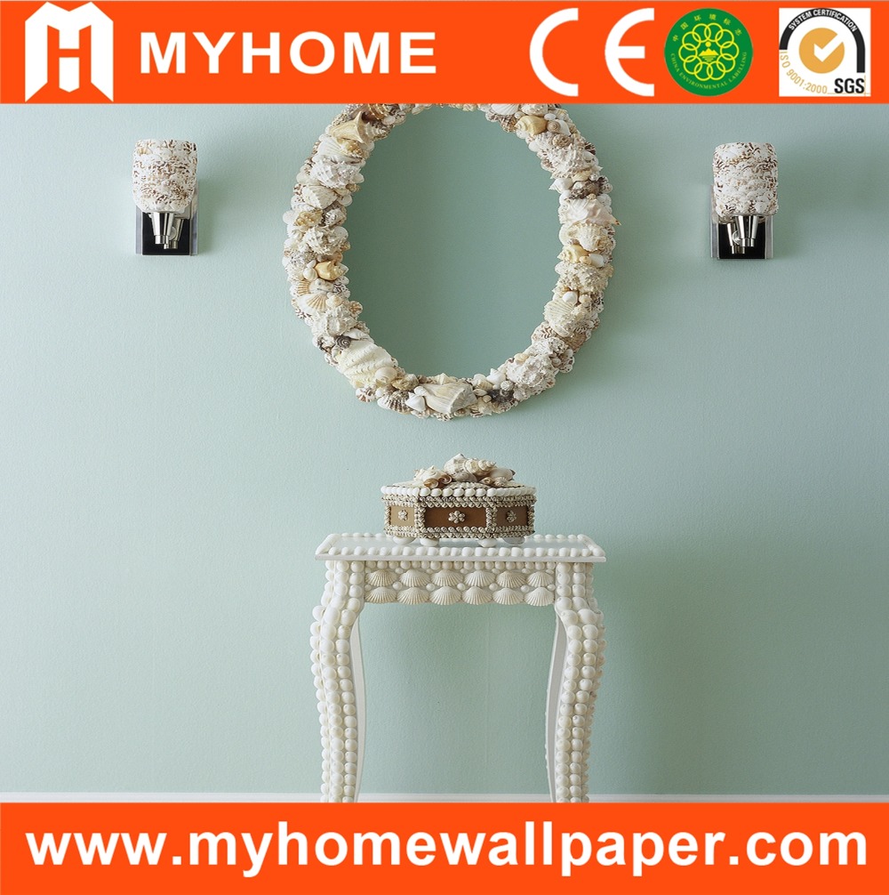 Commercial Solid Color Vinyl Wallpaper For Girl Room Cheapest