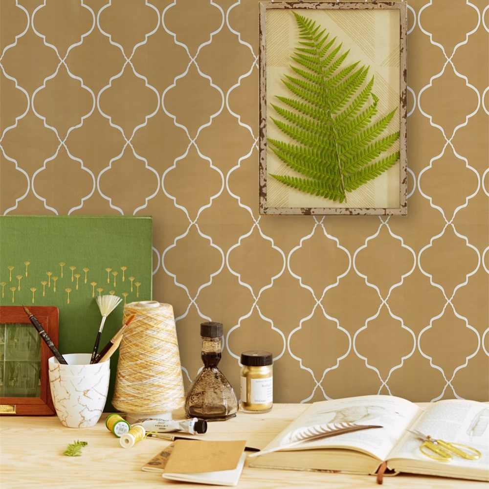 Haokhome Modern Geometric Wallpaper Peel And Stick - Wallpaper - HD Wallpaper 