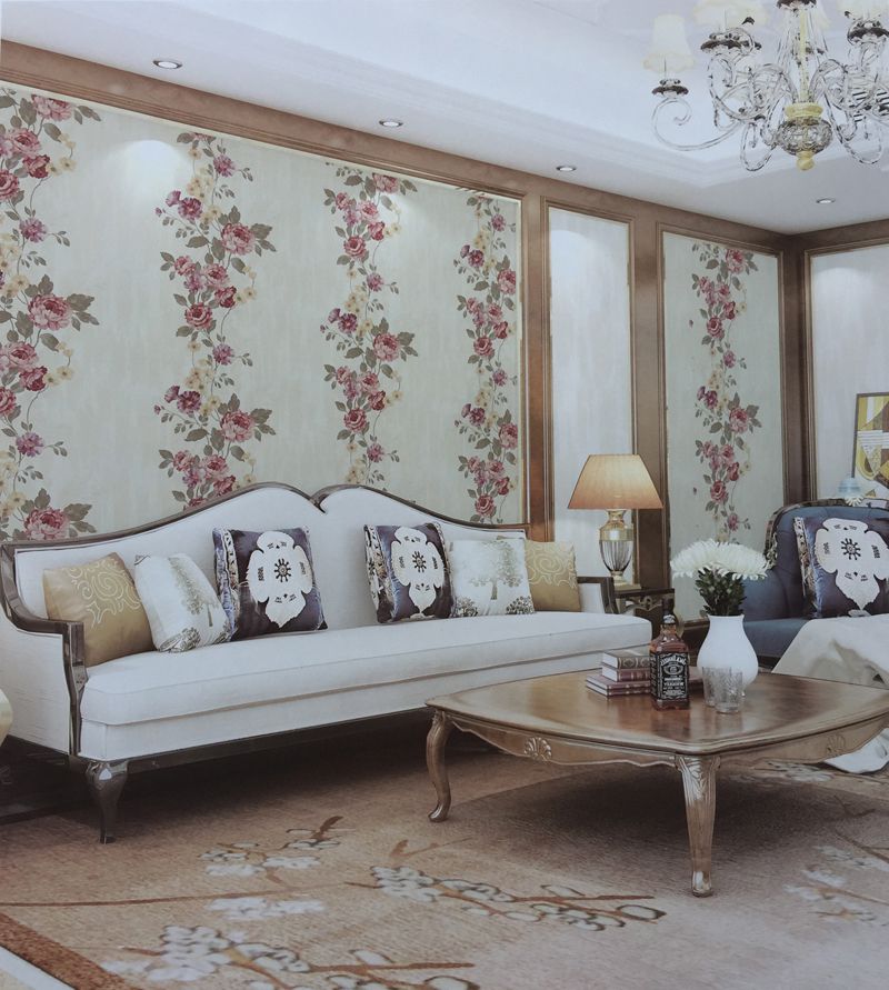 Good Quality Europe Classic Floral Vinyl Wallpaper - Liquid Wallpapers For Room - HD Wallpaper 