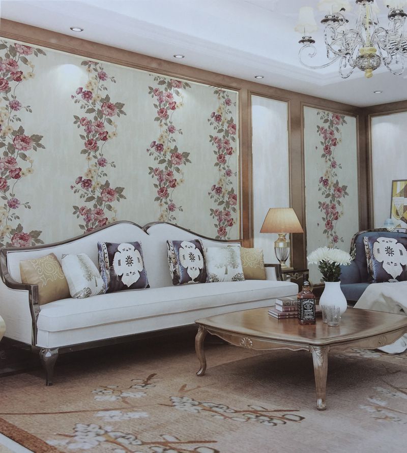 Good Quality Europe Classic Floral Vinyl Wallpaper - Liquid Wallpapers For Room - HD Wallpaper 