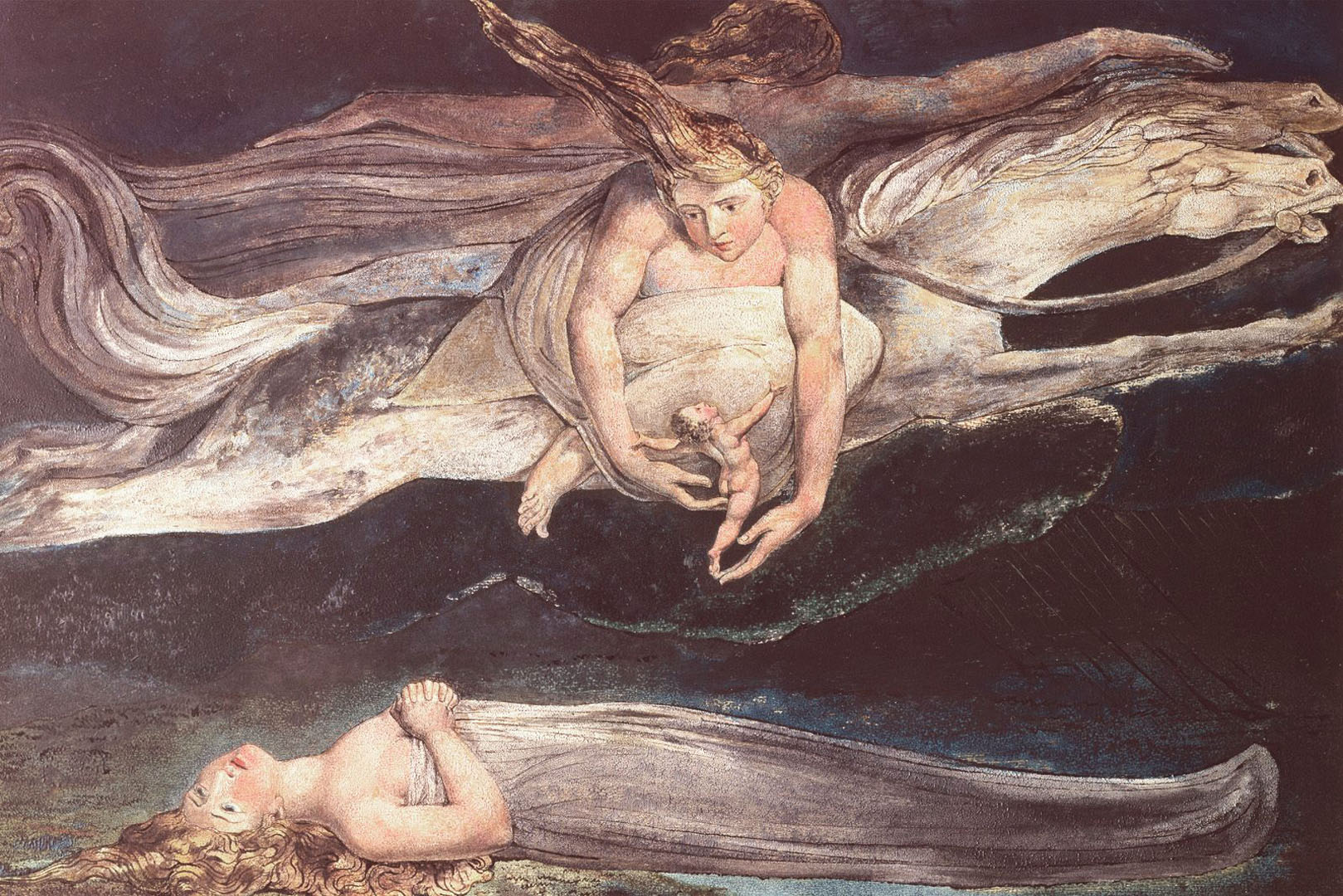 The Divine Comedy - William Blake Illustration To Dante's Divine Comedy - HD Wallpaper 