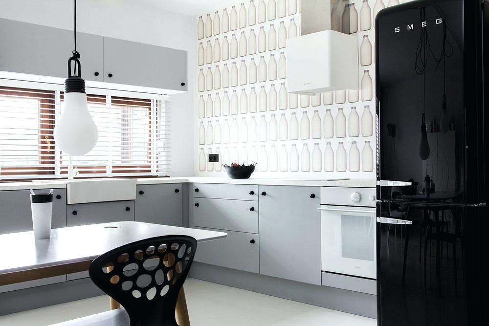 Aranżacje Kuchnie Bez Górnej Zabudowy - HD Wallpaper 