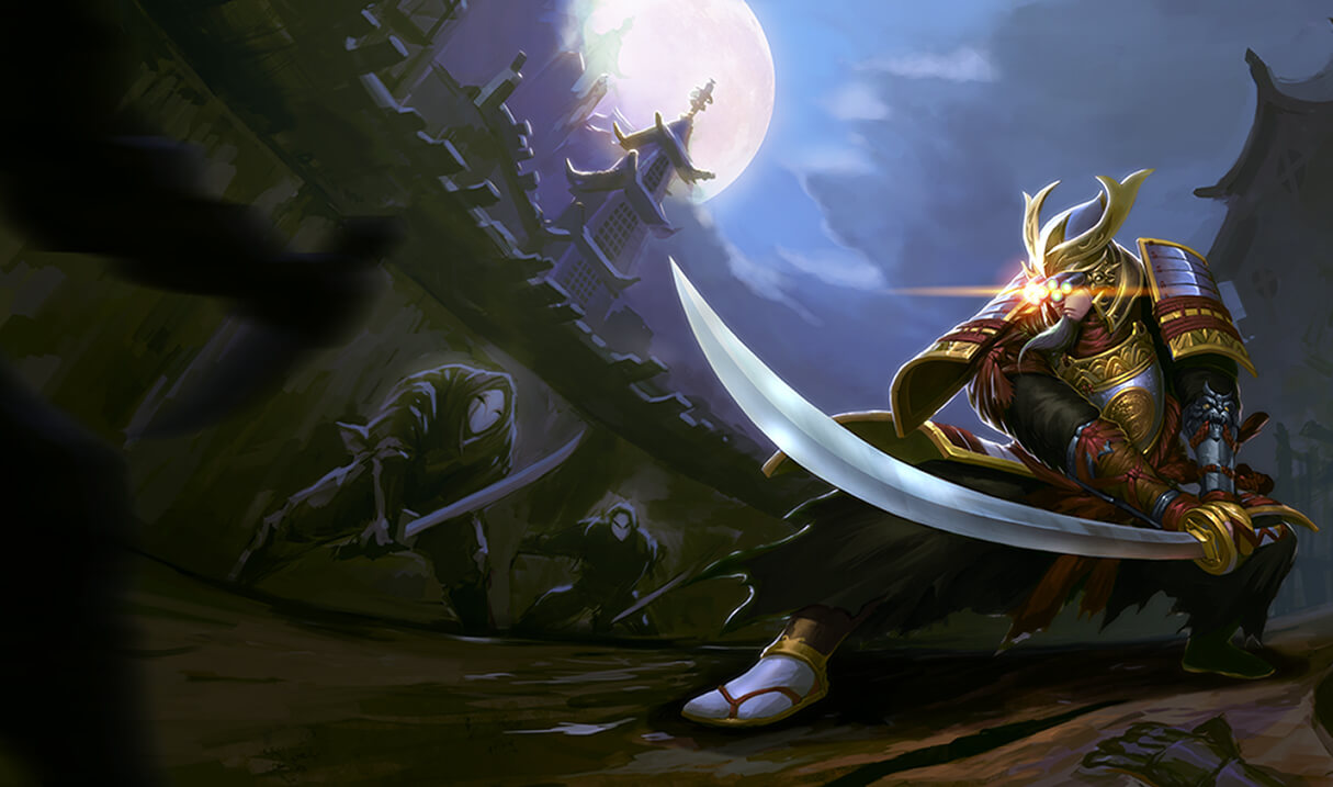 Samurai Yi Landscape Skin - Master Yi Skins Lol - HD Wallpaper 