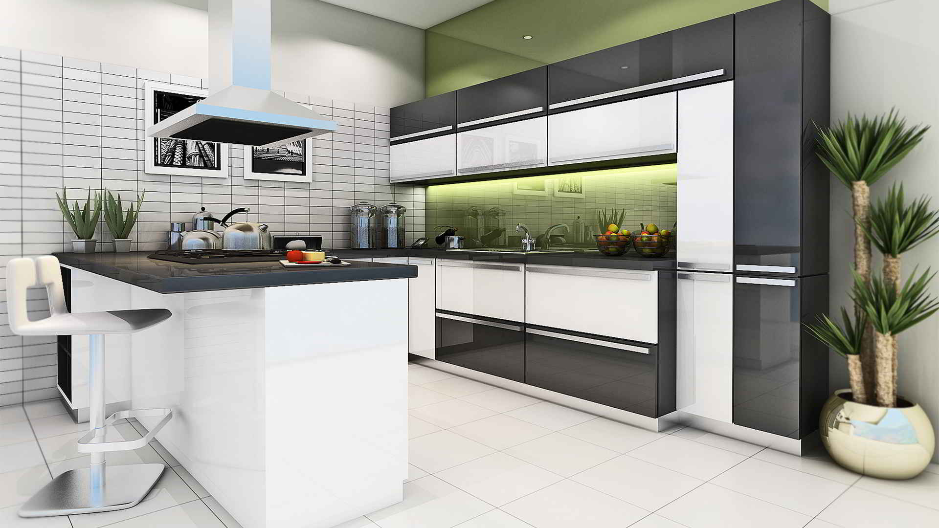 Kitchen Wallpaper High Resolution Download Kitchen - Hd Images Of Modular Kitchen - HD Wallpaper 