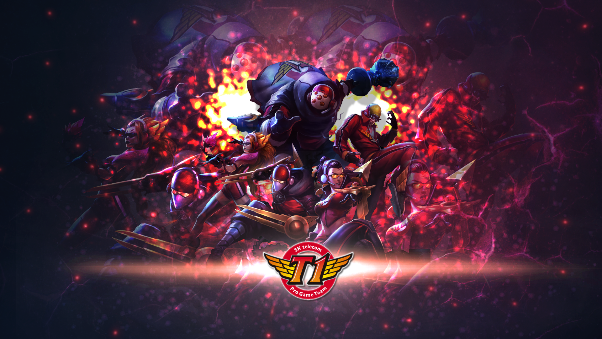 Skt T1 - HD Wallpaper 