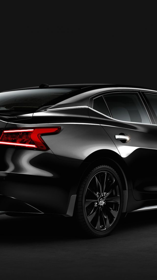 Nissan Maxima Sr Midnight, Sedan, Sport Car, Review, - Nissan Maxima 2017 Black Sl - HD Wallpaper 