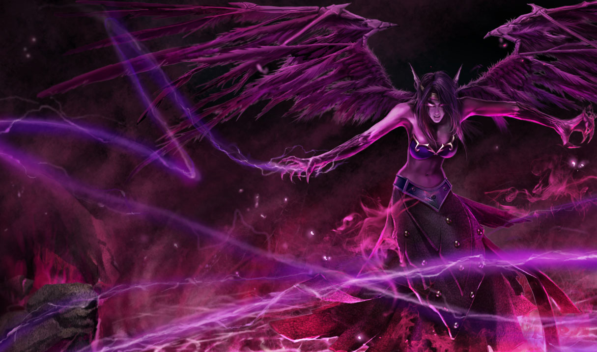 League Of Legends Morgana - HD Wallpaper 