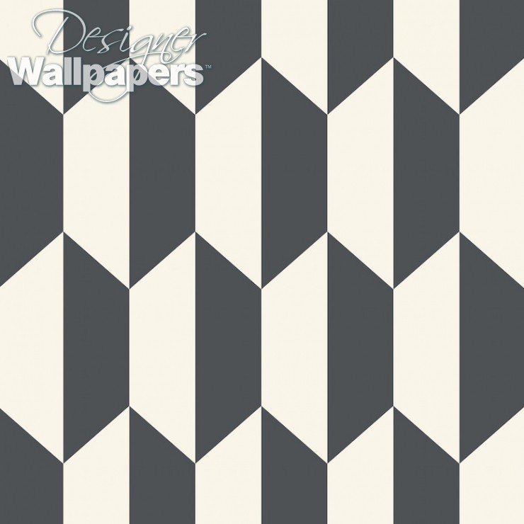 Tile - Black And White Simple Geometric Pattern - HD Wallpaper 