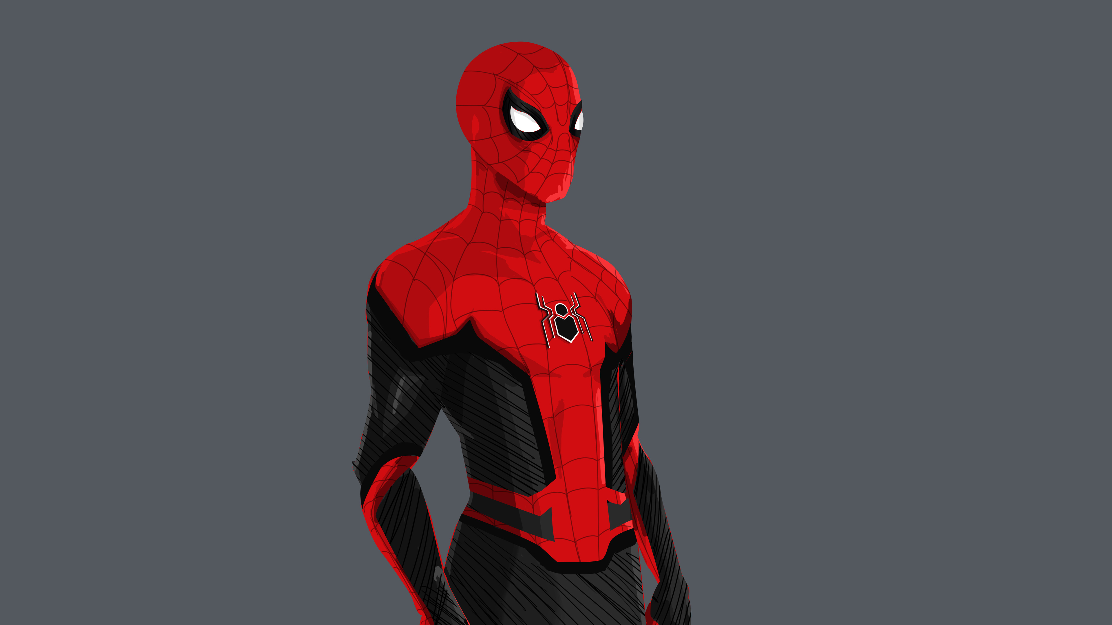 Spiderman Far From Home Fan Art - De Spider Man Far From Home - HD Wallpaper 