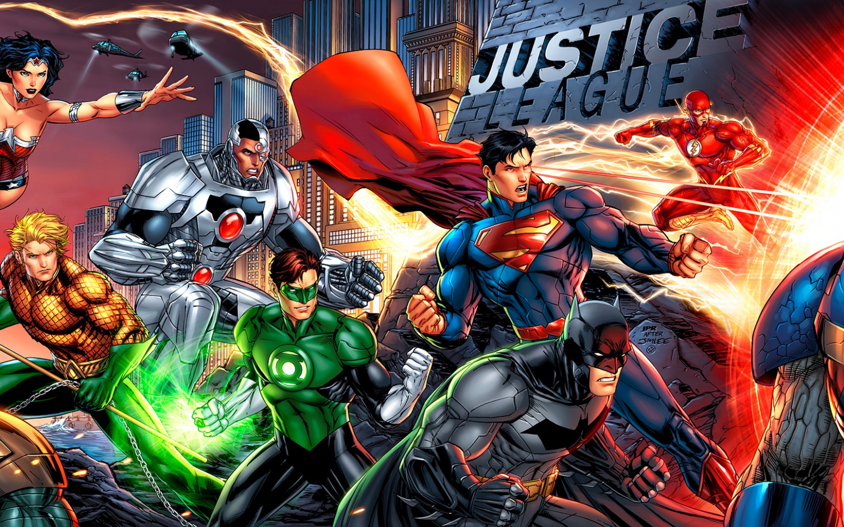 Justice League Wallpaper Comics - HD Wallpaper 