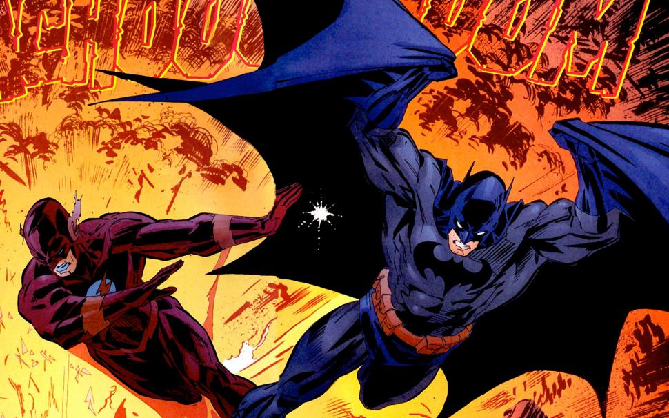 Batman The Flash Hd Wallpaper,cartoon/comic Wallpaper,the - Batman Flash - HD Wallpaper 