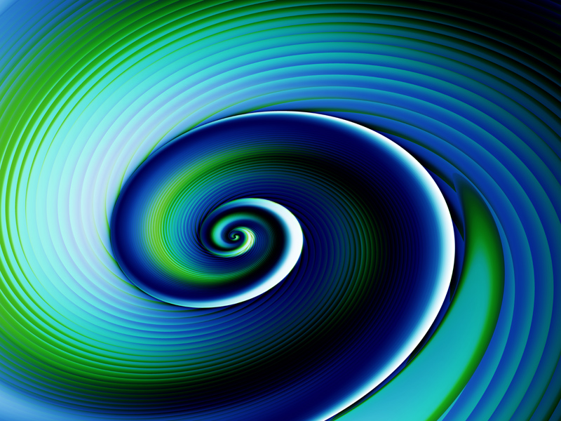 Riot Blue And Green - Green And Blue Optical Illusions - HD Wallpaper 