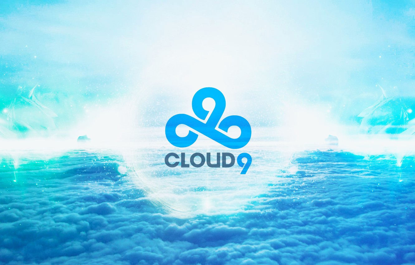 Photo Wallpaper Logo, Blue, Clouds, Csgo, Dota 2, Cs - Over The Clouds 360 - HD Wallpaper 