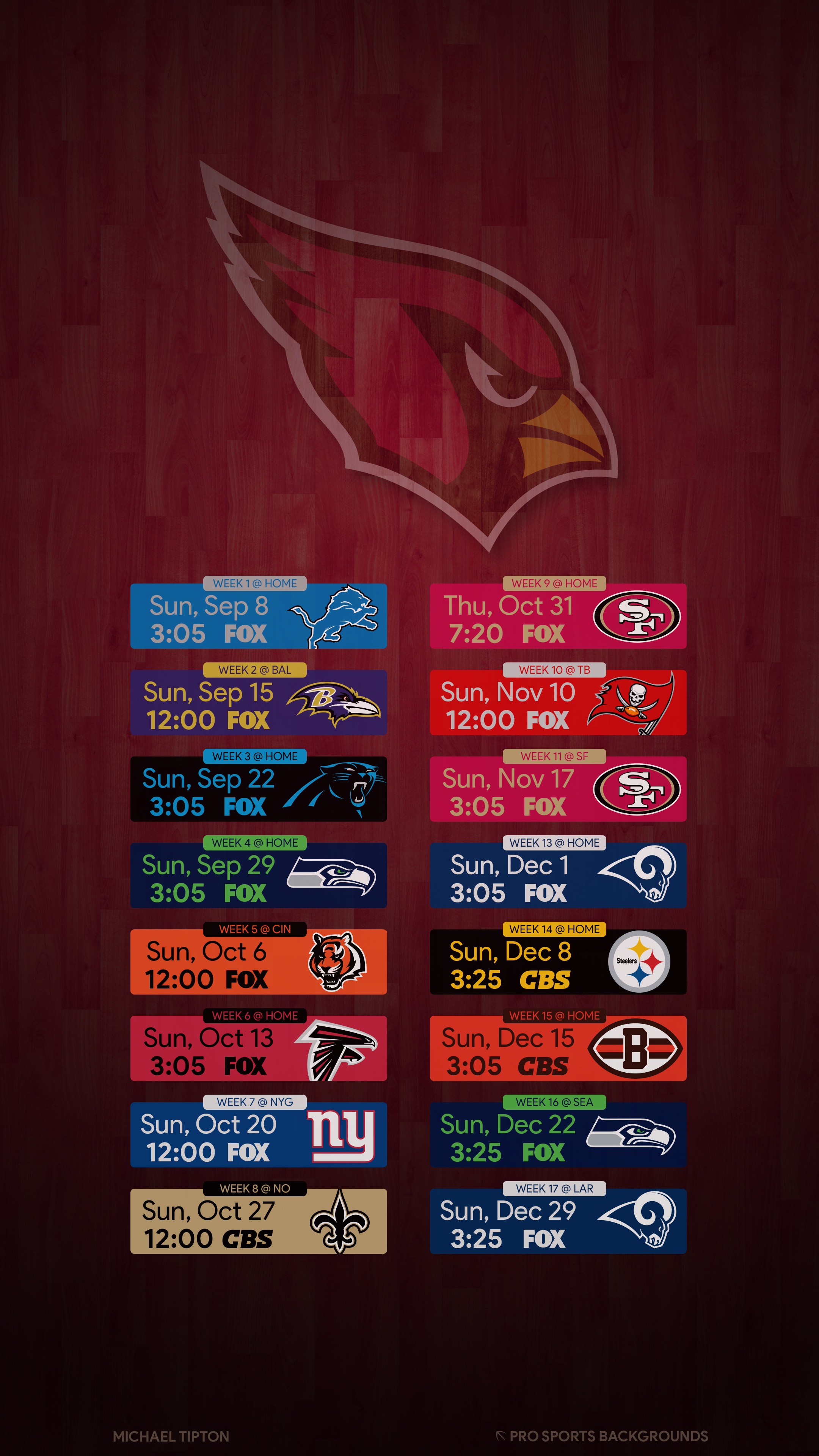 Az Cardinals 2019 Schedule - HD Wallpaper 