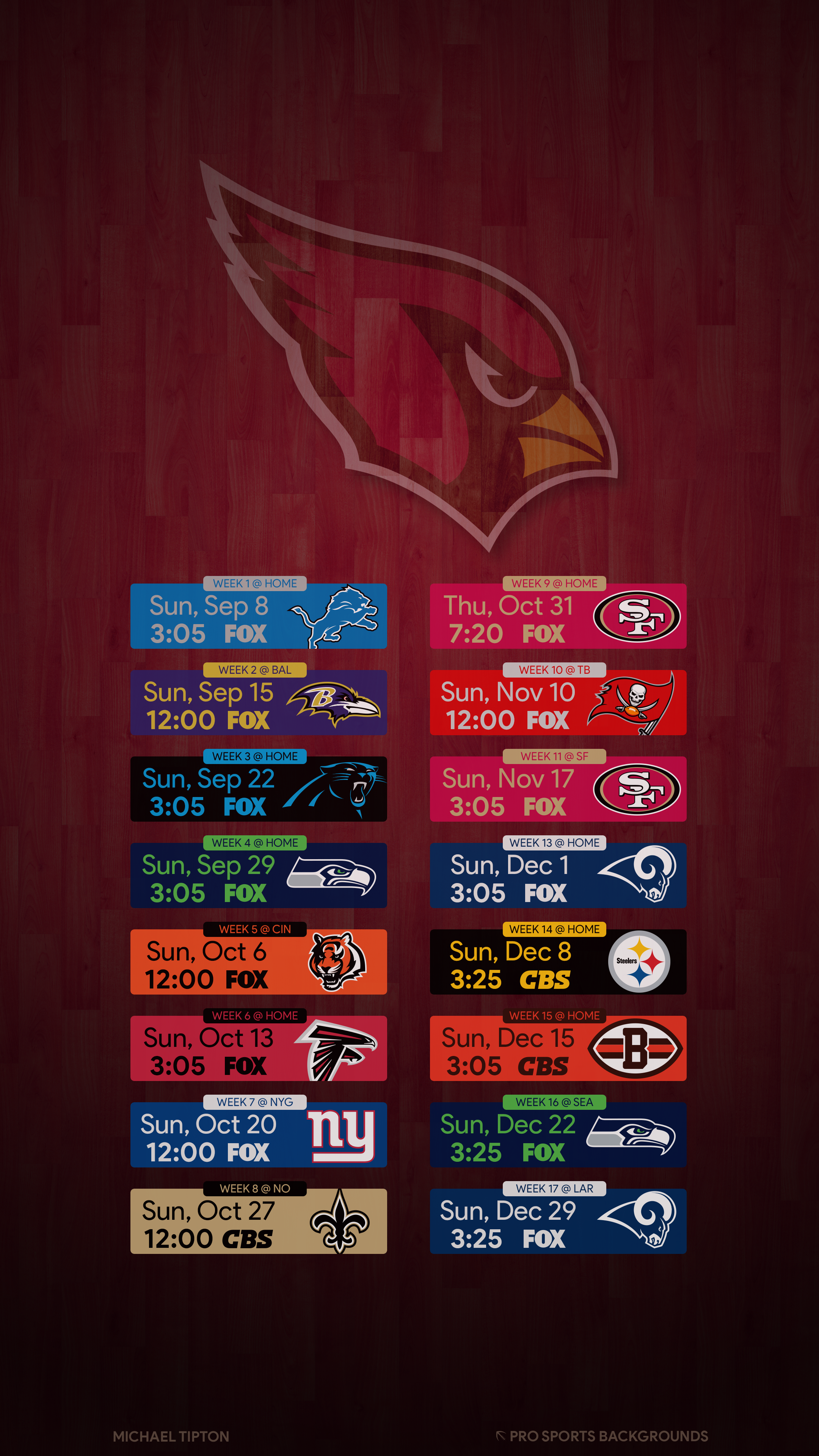 Az Cardinals 2019 Schedule 2160x3840 Wallpaper Teahub Io