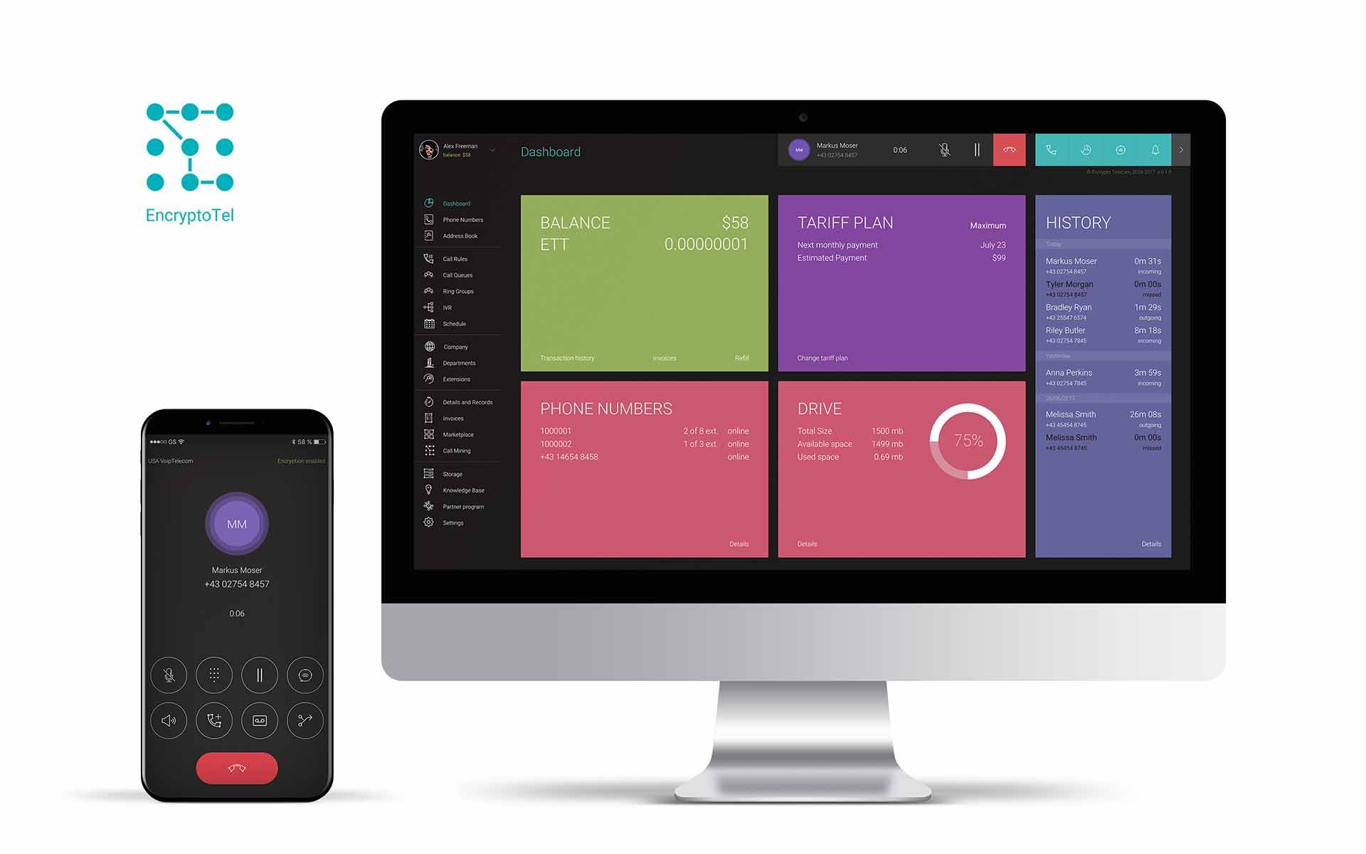 The Future Of Telecommunication Is Encrypted - Design - HD Wallpaper 
