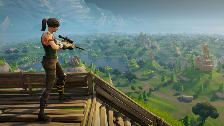 Fortnite Sniper - Fortnite Battle Royale - HD Wallpaper 